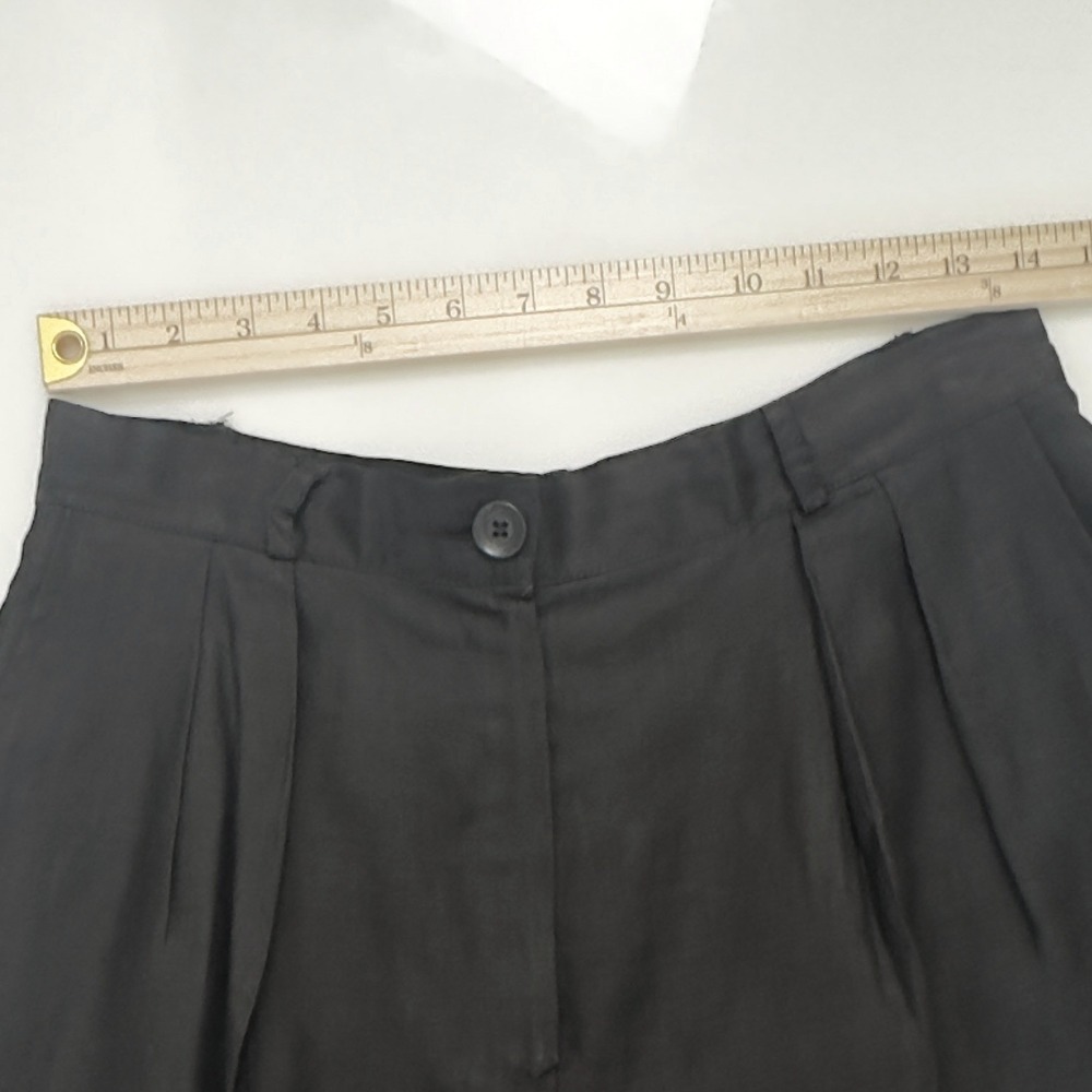 Vintage 90s Ann Taylor Studio Tailored Linen Shorts - Size 12 (best for 8-10) - Picture 4 of 12